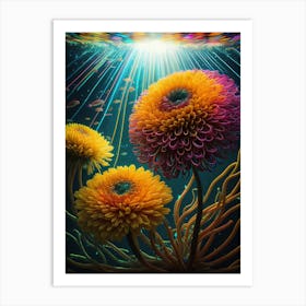 chrysanthemum ² Art Print