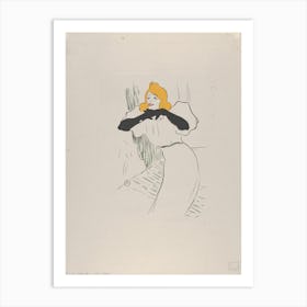 Yvette Guilbert, Henri de Toulouse-Lautrec Art Print