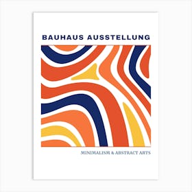 Bauhaus Orange Exhibition 17 Art Print