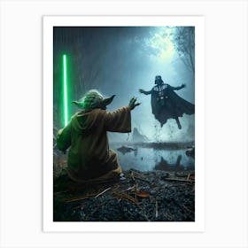 Star Wars Yoda Art Print