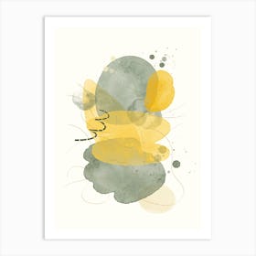 Abstract Watercolor Painting 11 Art Print