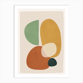 Colorful Abstract Shapes 4 Art Print