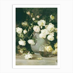 Still Life With Roses Art Print