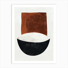 Athens Stone Park Bauhaus Minimalist Art Print