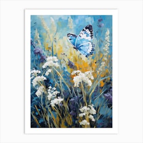 Blue Butterfly 1 Art Print