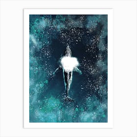 Whale Spout Art Print