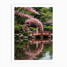 Cherry Blossoms In Japan 1 Art Print