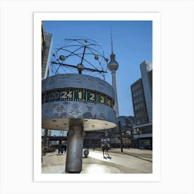 Berlin Alexanderplatz Travel Poster Art Art Print