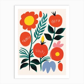 Garden Of Tomatoes Art Print