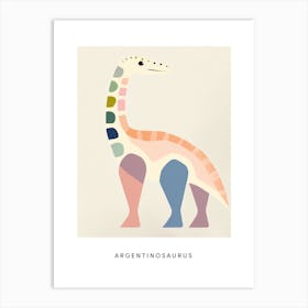 Nursery Dinosaur Art Argentinosaurus 2 Poster Art Print