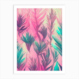 Abstract Floral Pattern Art Print