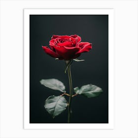 Dark Rose 89 Art Print