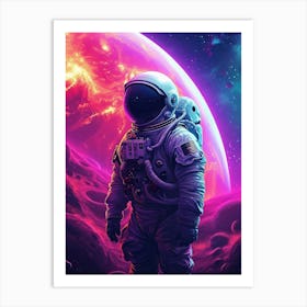 Space Astronaut 2 Art Print