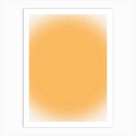 Orange Background Art Print