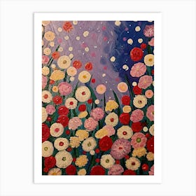 Flowers In The Sky Art Print