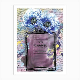 Purple Chanel Art Print