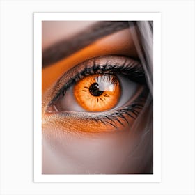 Orange Eye Art Print