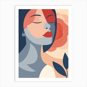 Woman'S Face 31 Art Print