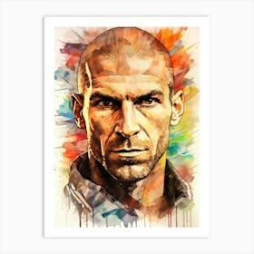 Zinedine Zidane (3) Art Print