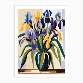 Iris Painting 1 Art Print