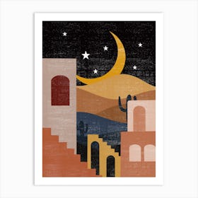 Night In The Desert Art Print