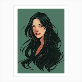 Asian Girl 53 Art Print