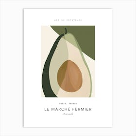 Avocado Le Marche Fermier Poster 9 Art Print