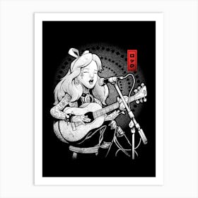 Wonderland Song - Tattoo Music Princess Gift Art Print