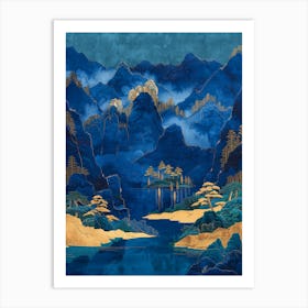 Asian Landscape 3 Art Print