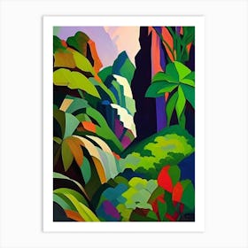 Ao Phang Nga National Park Thailand Cubo Futuristic Art Print