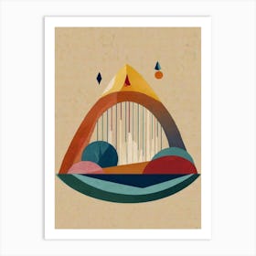 Mountain In The Sky Art Print