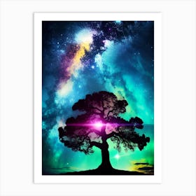 Tree In The Sky 22 Art Print