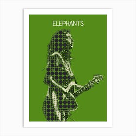 Elephants Emily Kokal Art Print