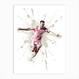 Lionel Messi Inter Miami Art Print