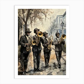 Jazz band Art Print