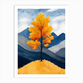 Autumn Tree Art Print