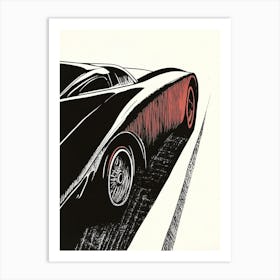 Fast Car Art Print