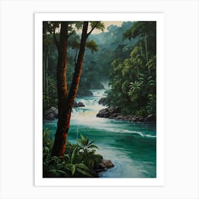 Jungle River Art Print