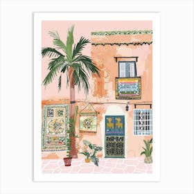 House In Morocco 2 Art Print