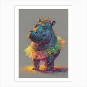 Hippo 13 Art Print