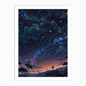 Starry Sky 8 Art Print