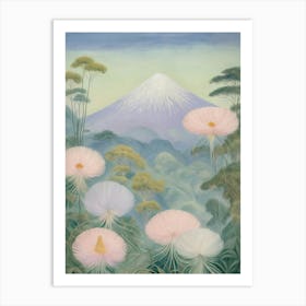 Jungle Volcano no2 Art Print