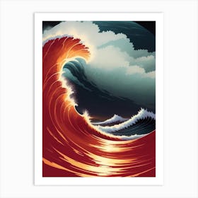 Ocean Wave Art Print