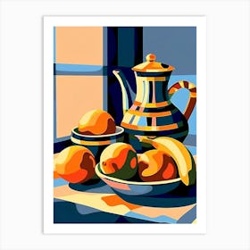 Still Life With Oranges Art Print