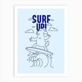 Surf Up Art Print