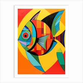Fish Abstract Pop Art 5 Art Print