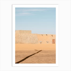 Street Scene In Mauritania In West Africa Art Print