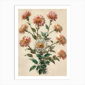 Chrysanthemums Art Print