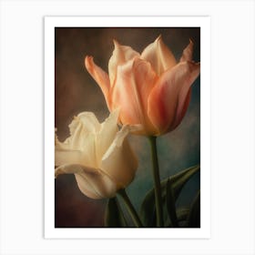 Vintage Flowers 1 Art Print