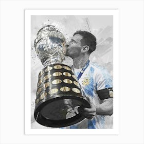 Lionel Messi Argentina 15 Art Print